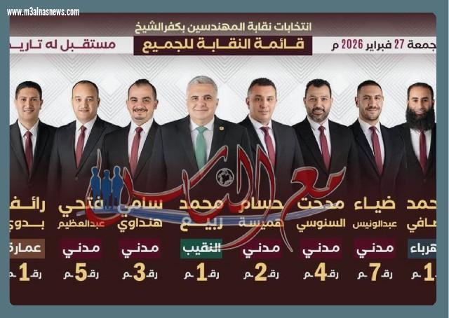 إعادة بين ربيع وحمودة على مقعد نقيب المهندسين بكفر الشيخ